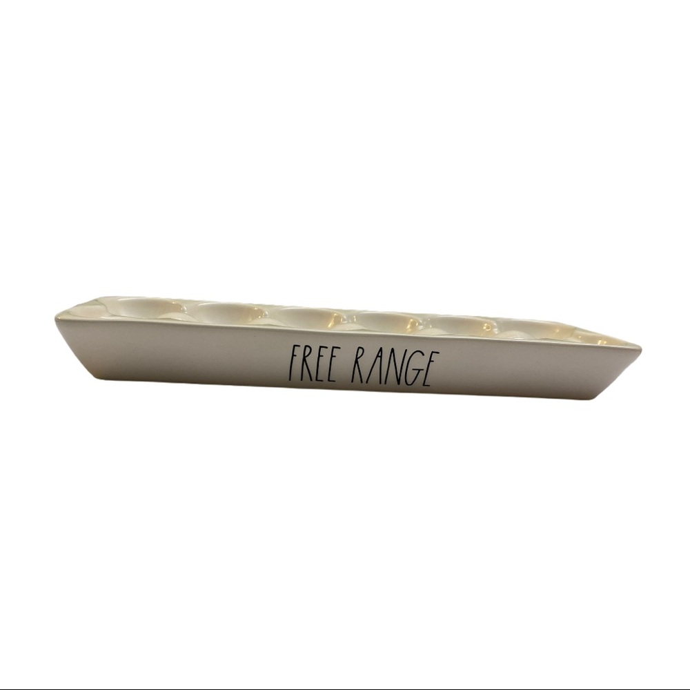 Rae Dunn Free Range 1 Dozen Egg Holder